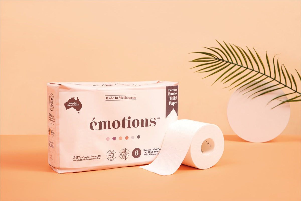 Made in Melbourne Bamboo Toilet Paper (6 rolls x 8 packs)