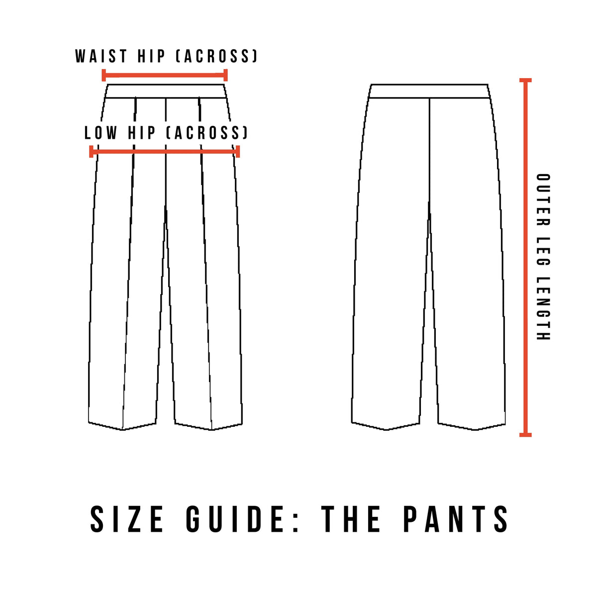 The Side Opening Pants Pants - The Shapes United