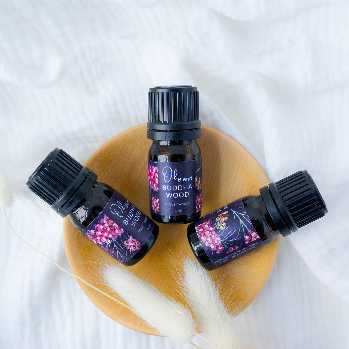 artisan handcrafted custom-blend aromatherapy essential-oil buddha-wood-essential-oil duo-pack citrus woody bergamot frankincense