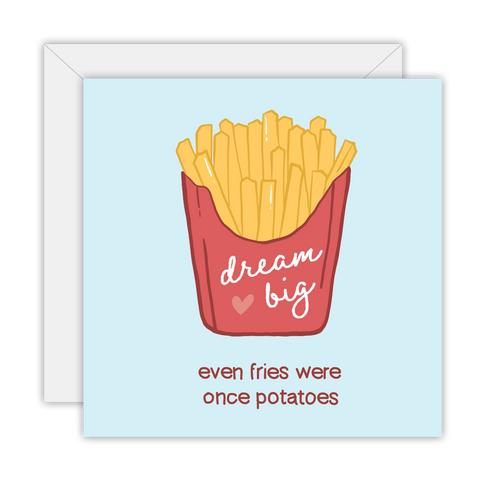 The Dream big – greeting card