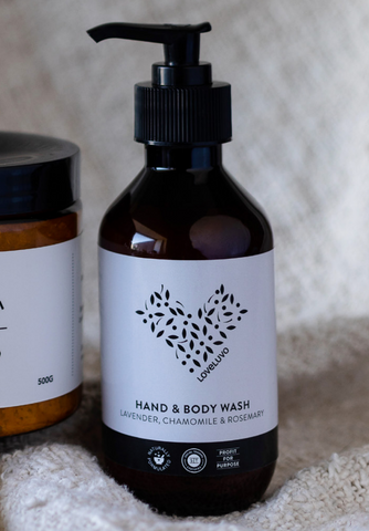 Hand & Body Wash Lavender, Chamomile and Rosemary (500ml)