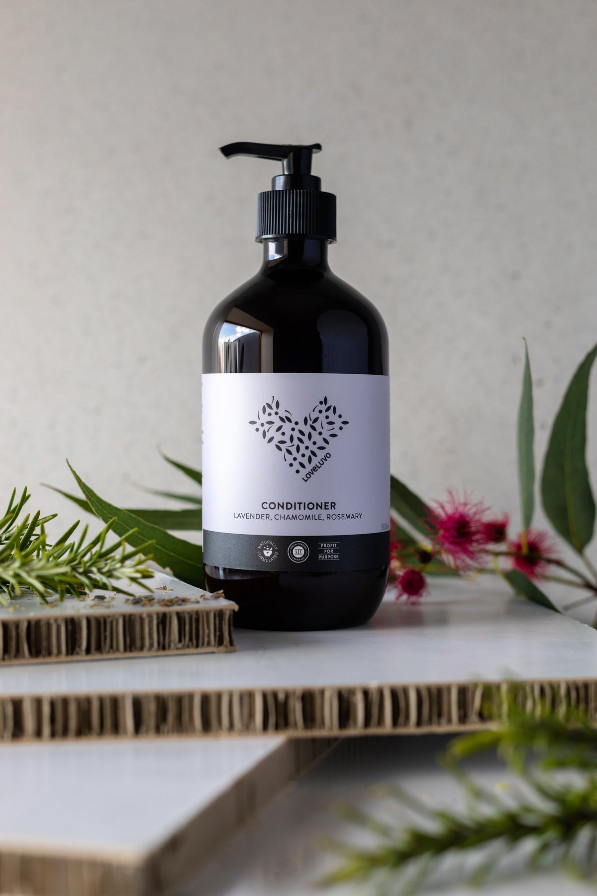 Conditioner Scented with Lavender, Chamomile & Rosemary (500ml)