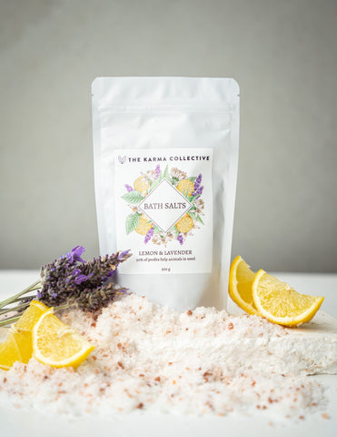 Lemon & Lavender Bath Salts 300g