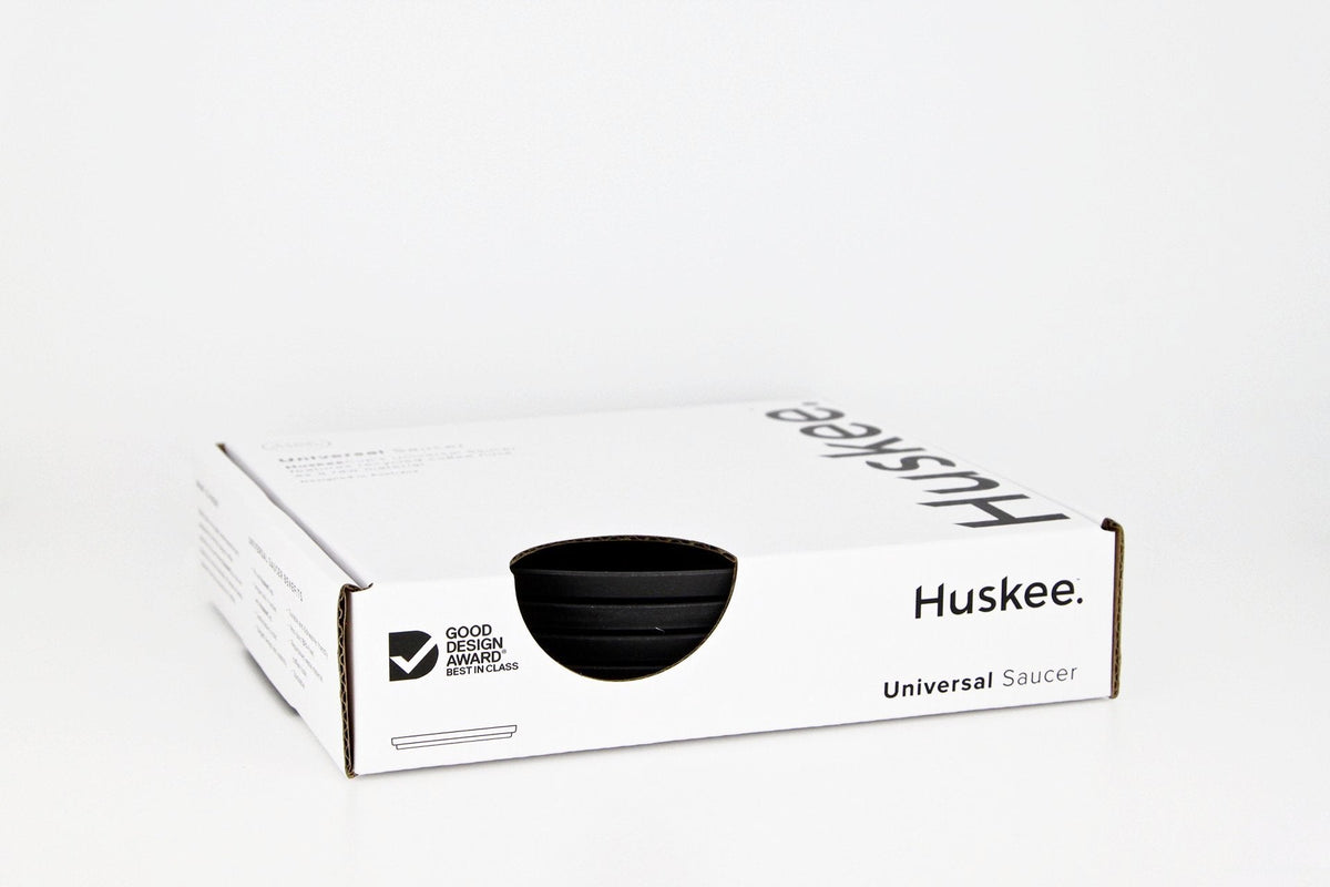 4 x HuskeeCup Universal Saucer (Charcoal)